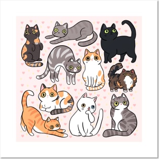 Cute street cats Posters and Art